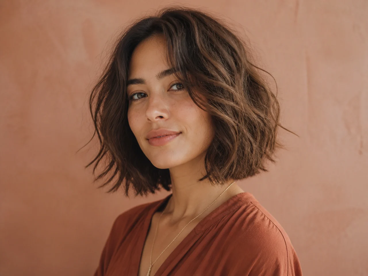 The Wavy Bob with Soft Texture
