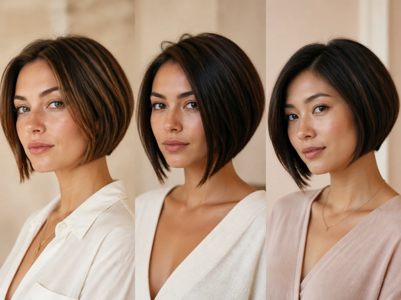 Inverted Bob for All Face Shapes
