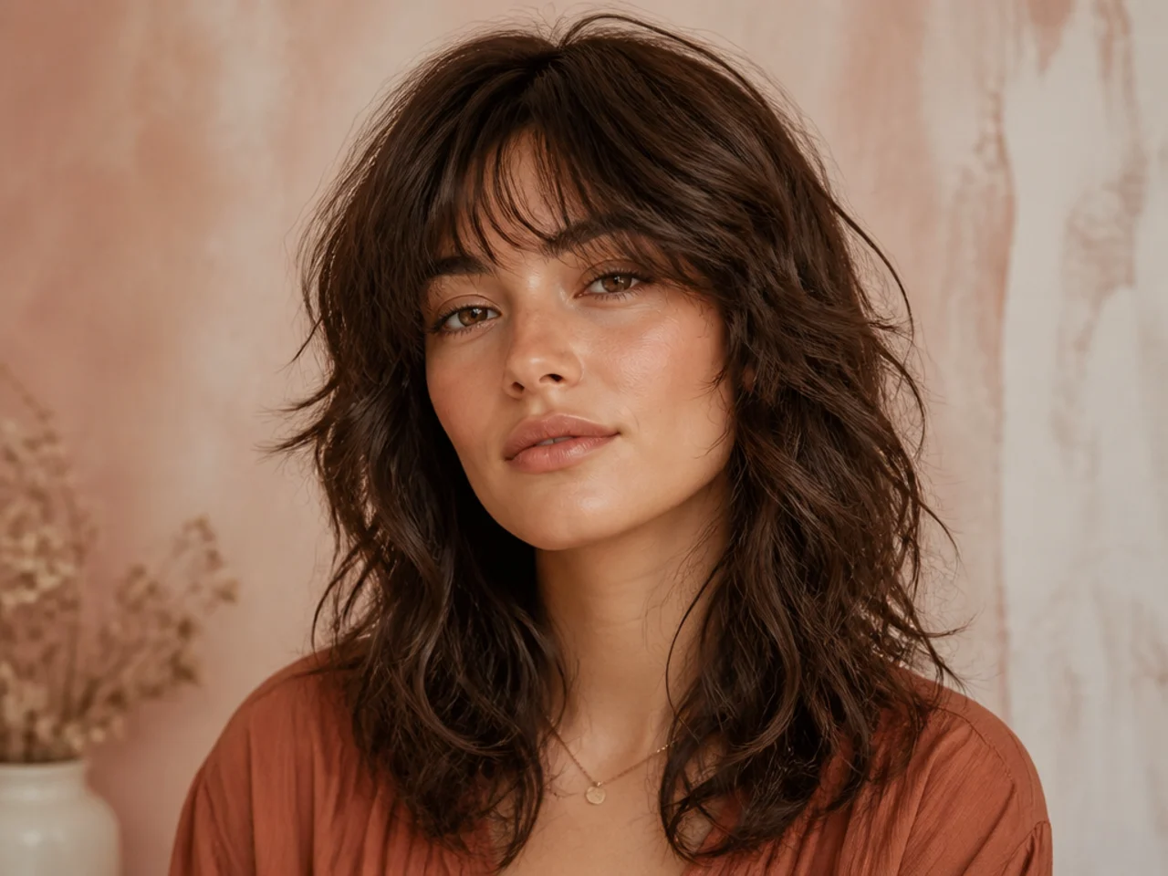 Soft Wavy Shag with Wispy Layers