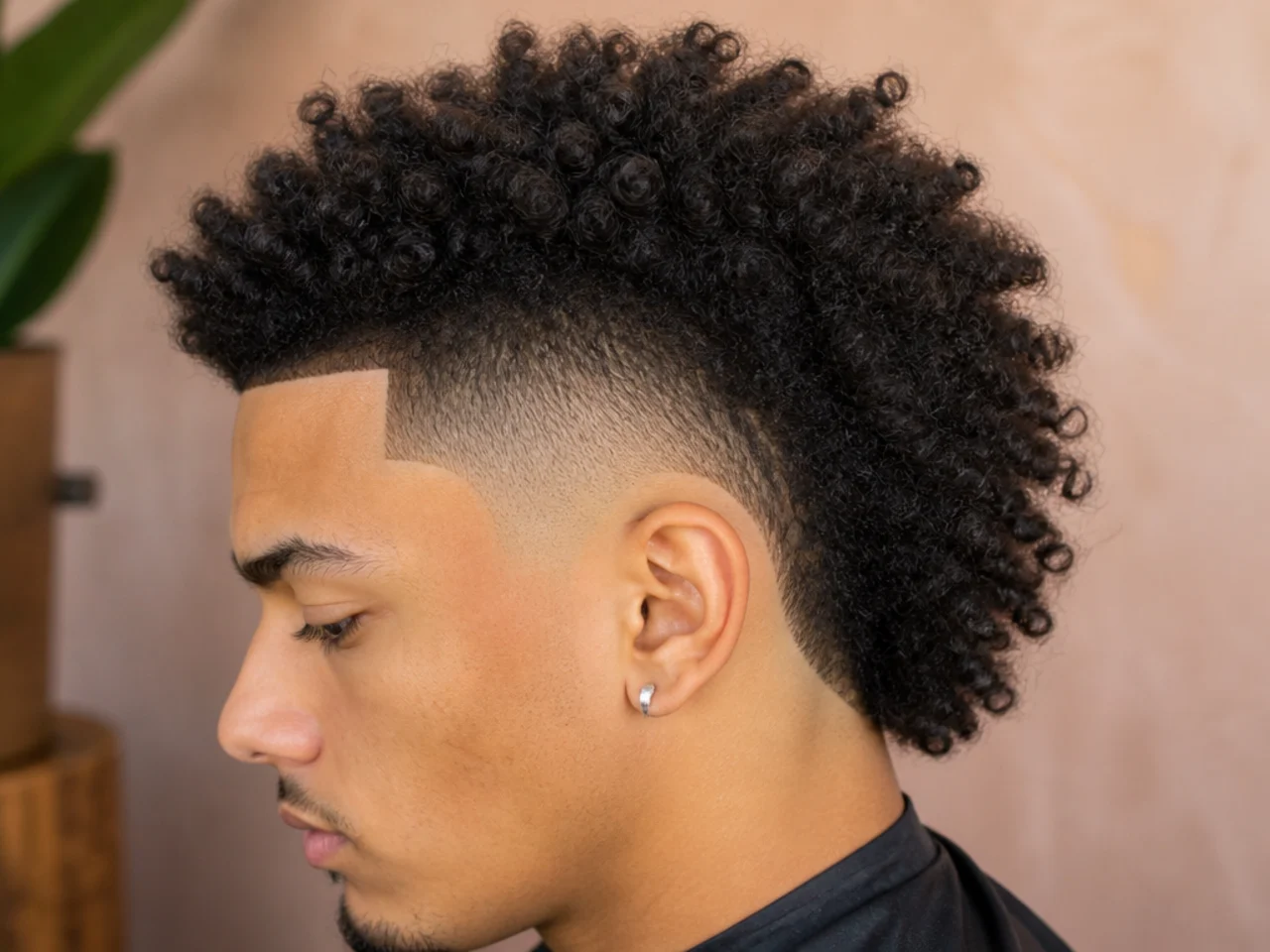 An afro burst taper