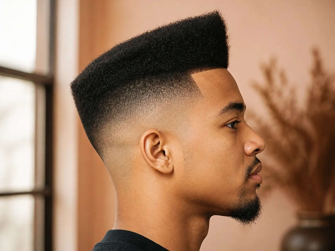 An angled high top