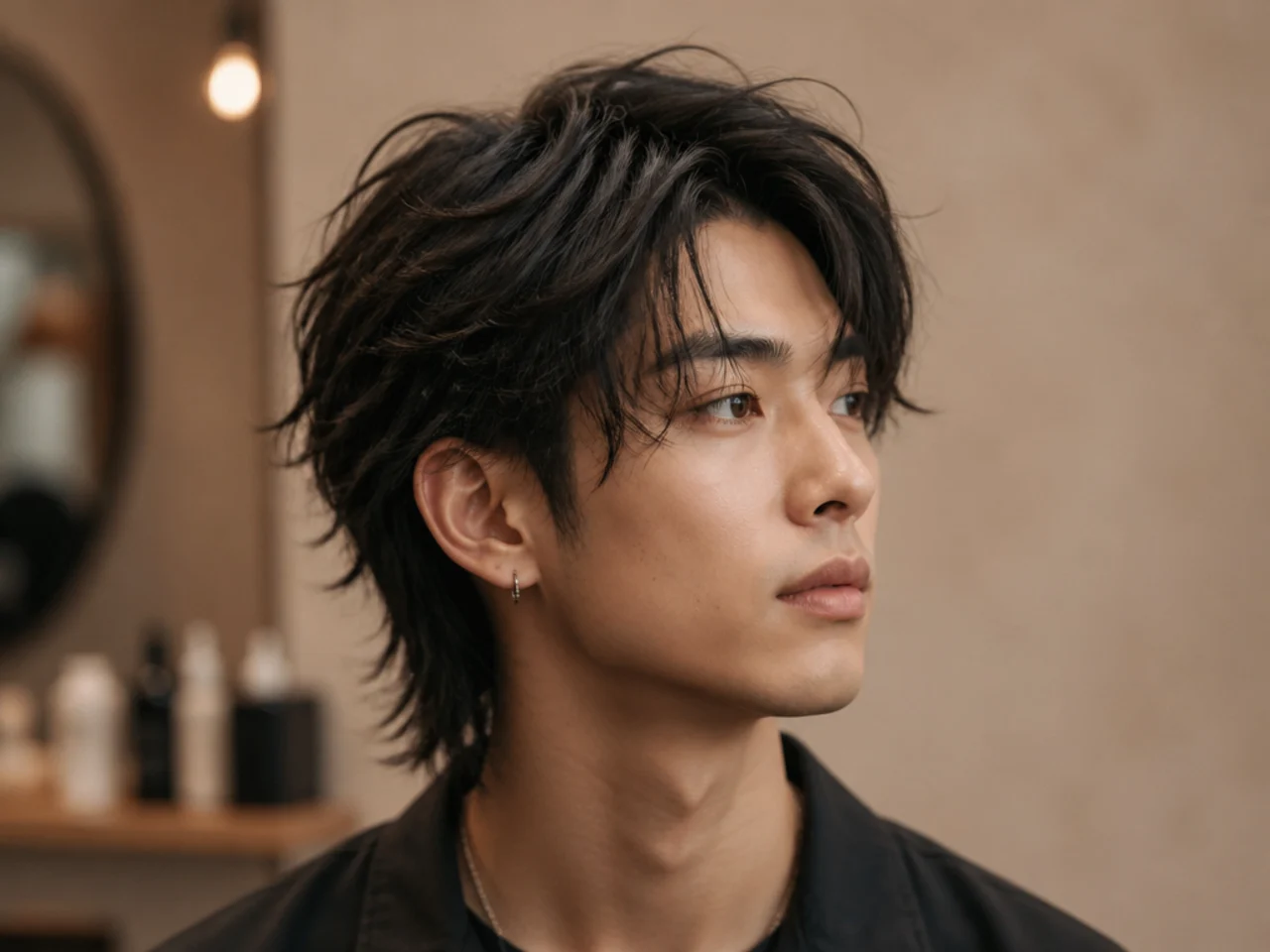 20 Asian Wolf Cut Haircuts for Men