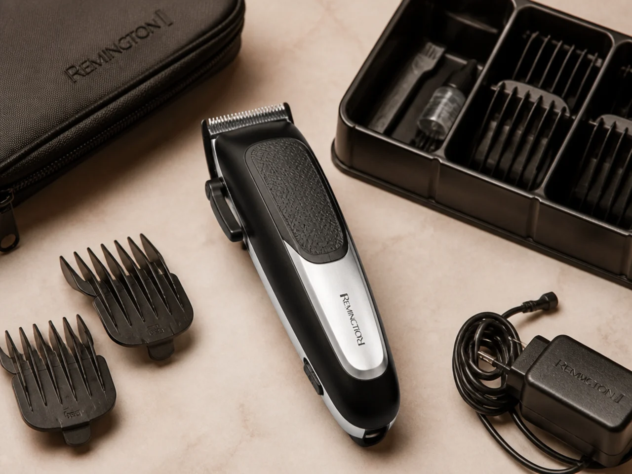 9. Best Hair Clippers for Home Use: Remington Stylist Hair Clippers Kit
