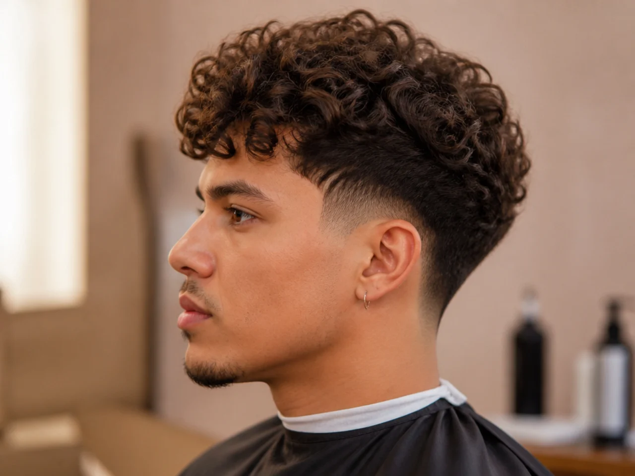 19. Curly Crop Blowout Taper
