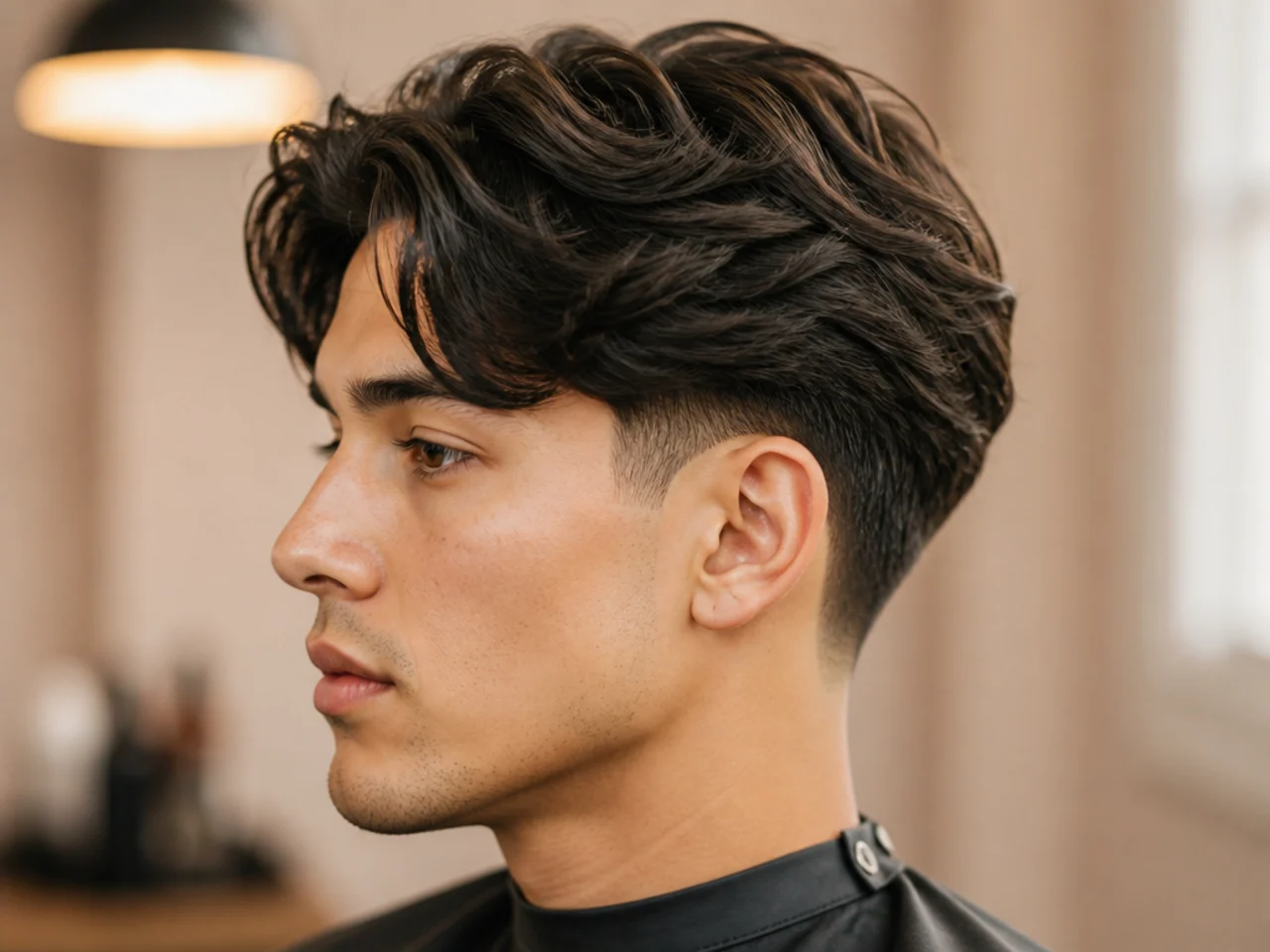 9. Wavy Mid Blowout Taper