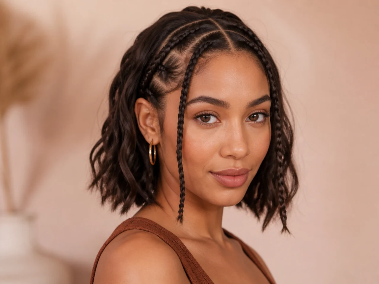 Fulani Braids Bob