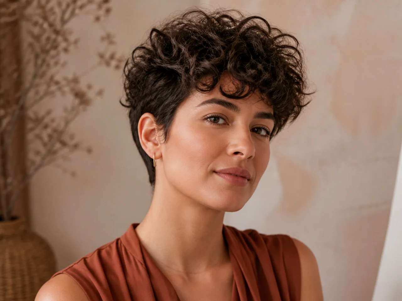 Boyish Haircuts for Curly Hair
