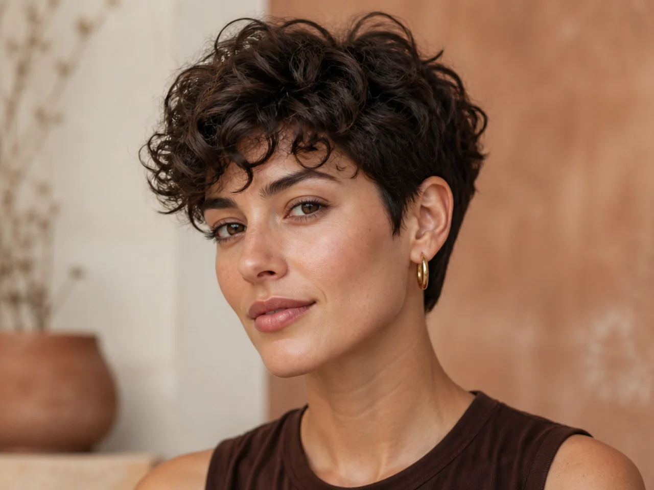 Can boyish haircuts work with curly or wavy hair?