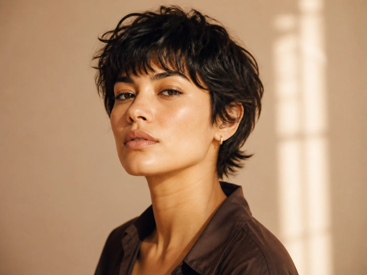 Shaggy Boyish Cut