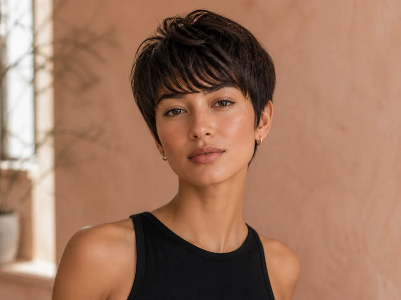 What face shape suits boyish haircuts best?
