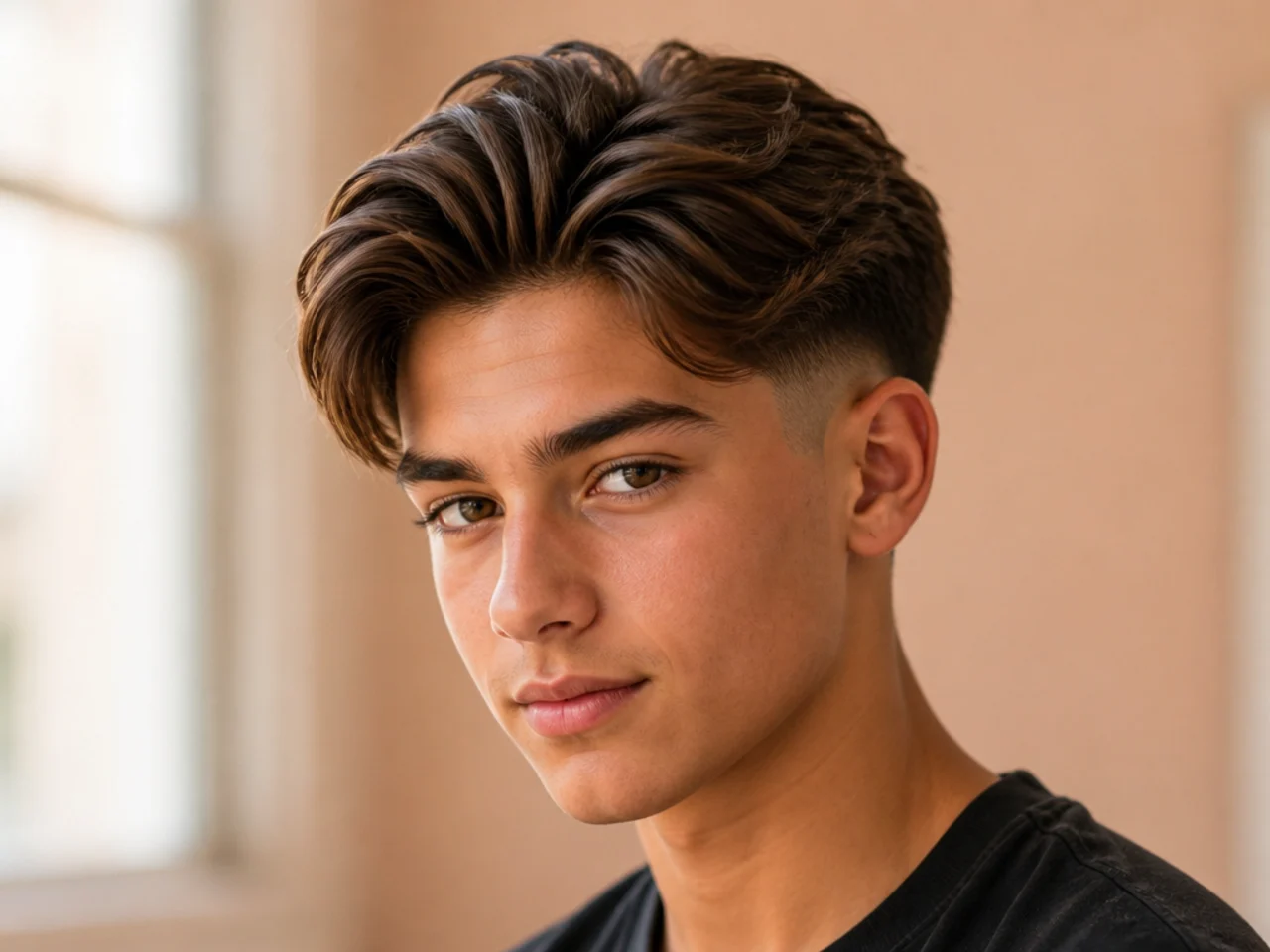 Trendy Blowout with Clean Mid-Cut Taper