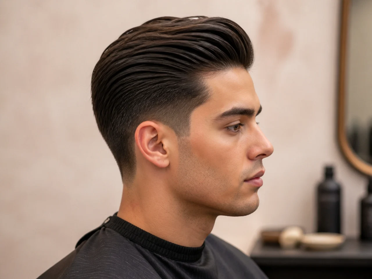Grid of fifteen slick back haircut variations for boys ages 5 to 12