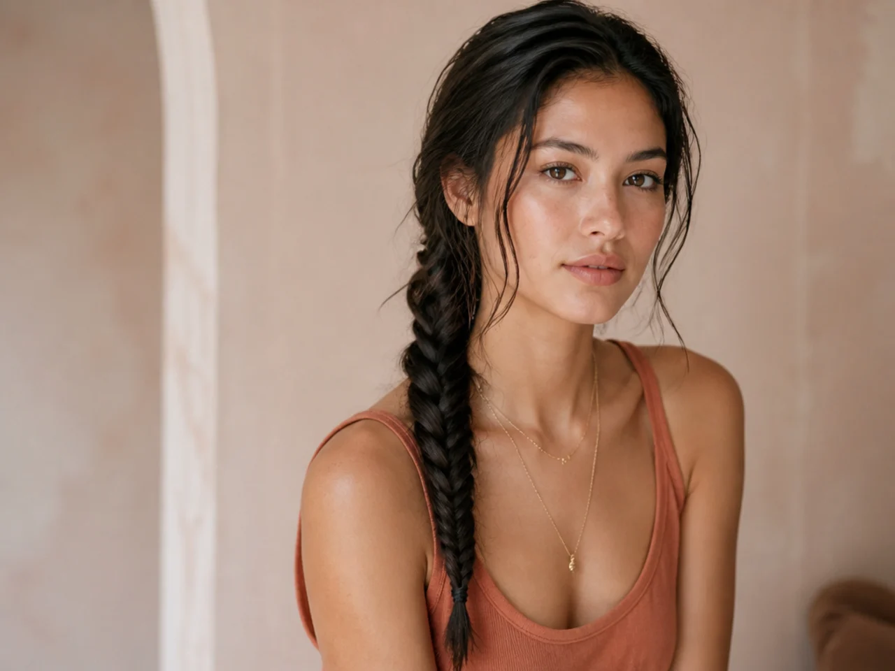 A fishtail braid
