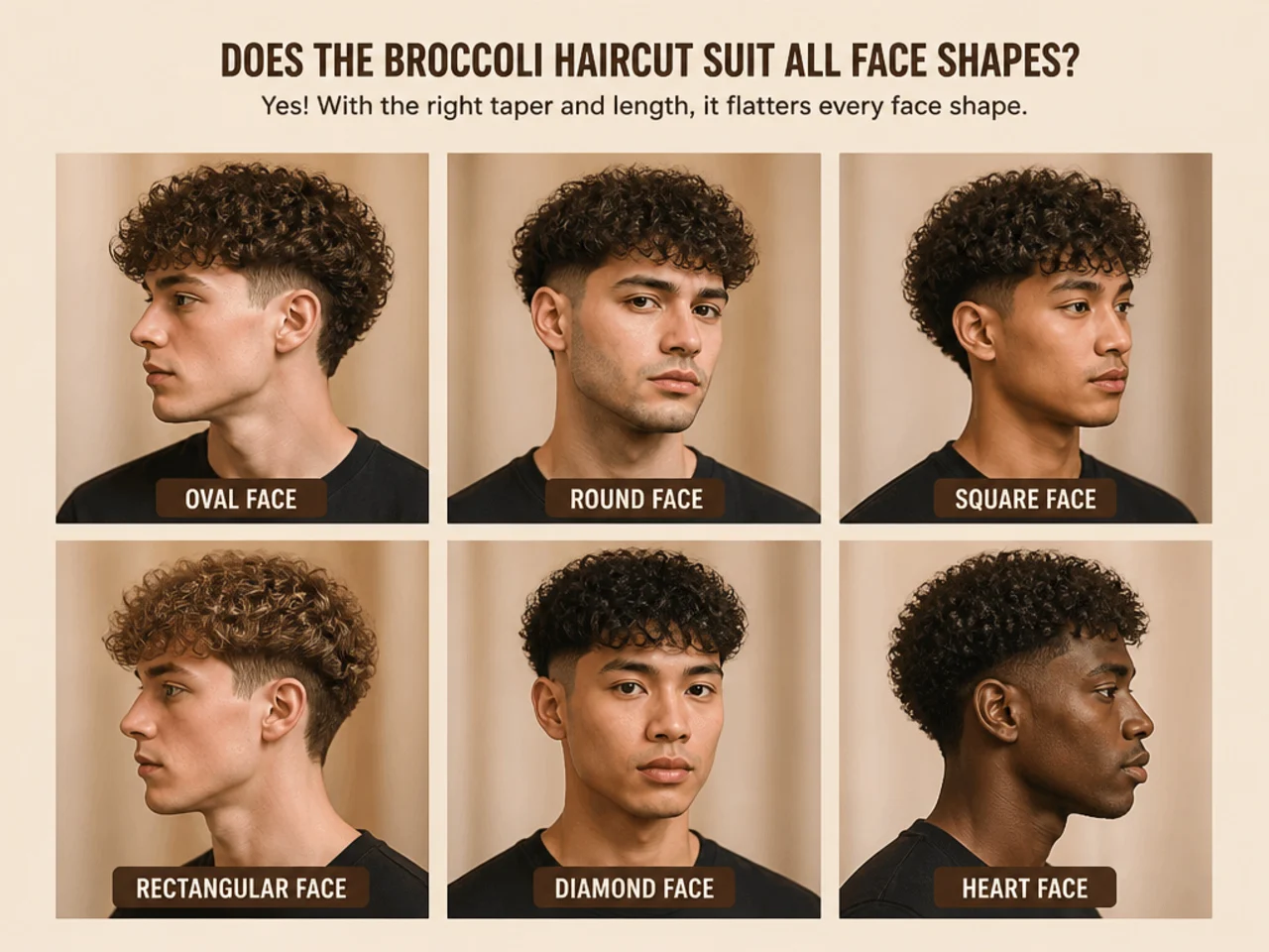 Does the broccoli haircut suit all face shapes?