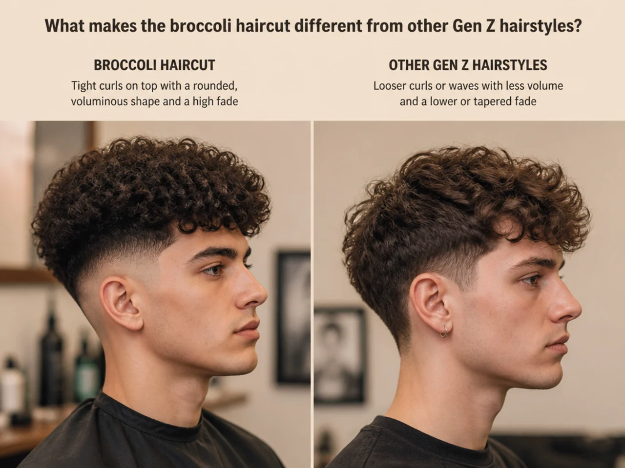 What makes the broccoli haircut different from other Gen Z hairstyles?