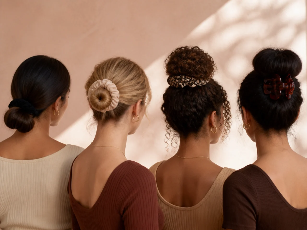 Different ties compared for different hair densities