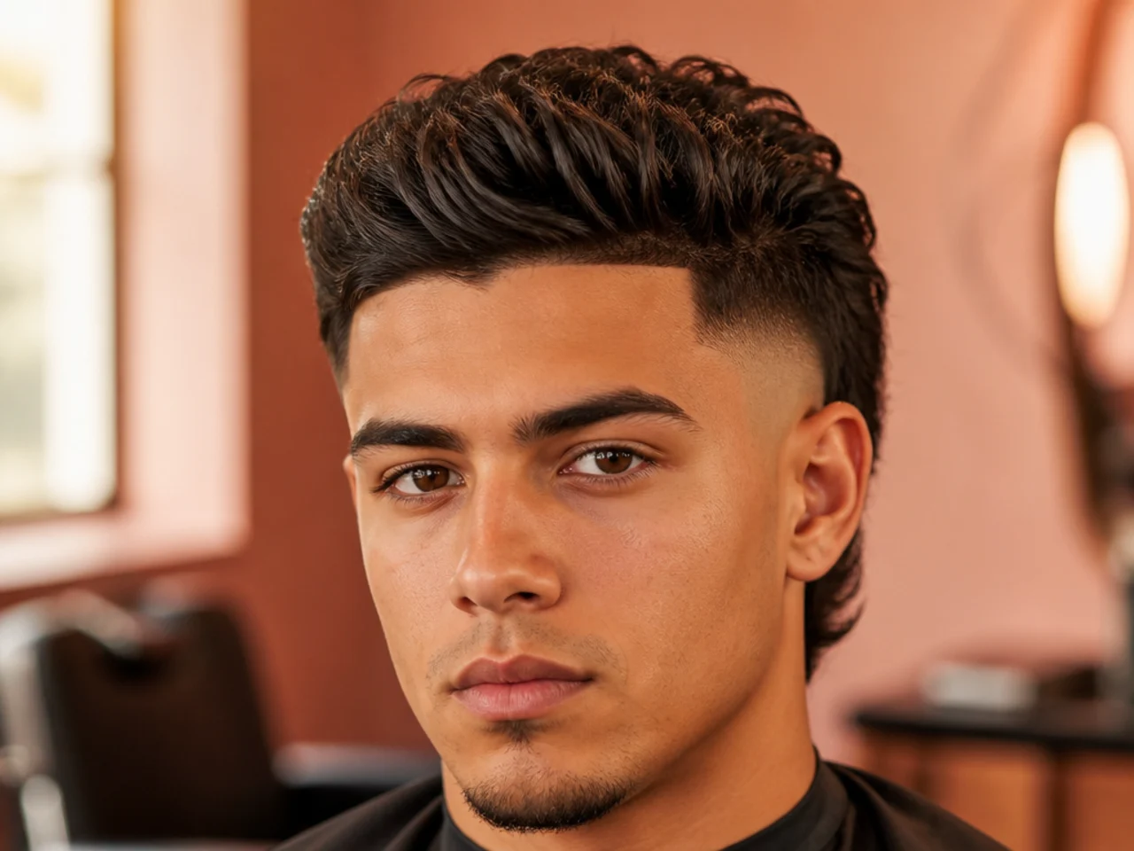 A burst skin fade