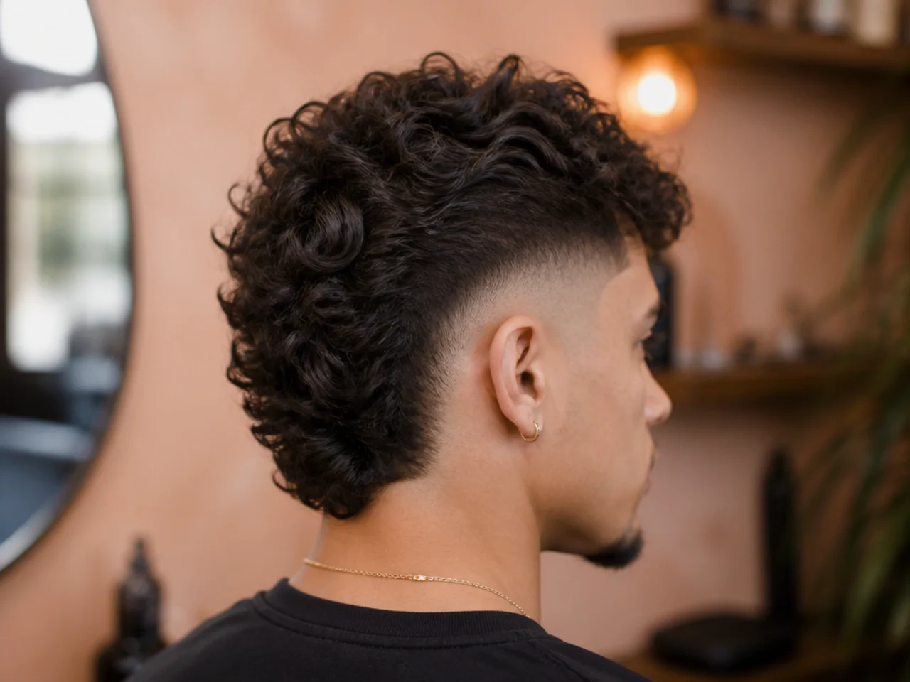 A saved burst fade photo with notes underneath