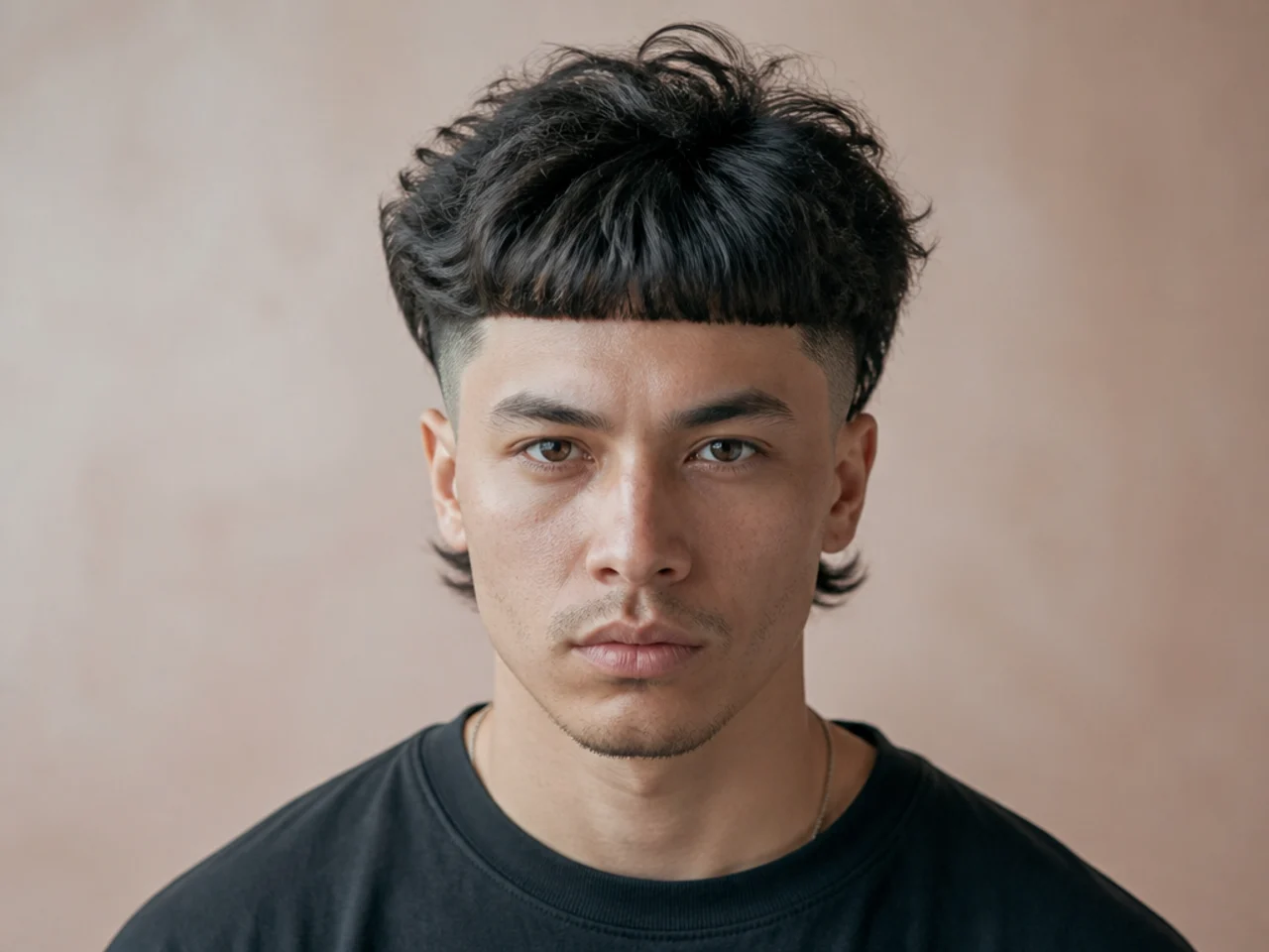 A folder of unusable front-facing haircut photos
