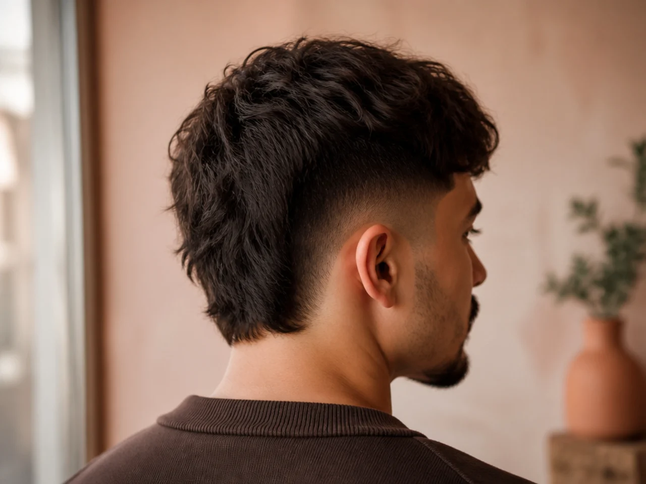 A burst fade with no product on day three