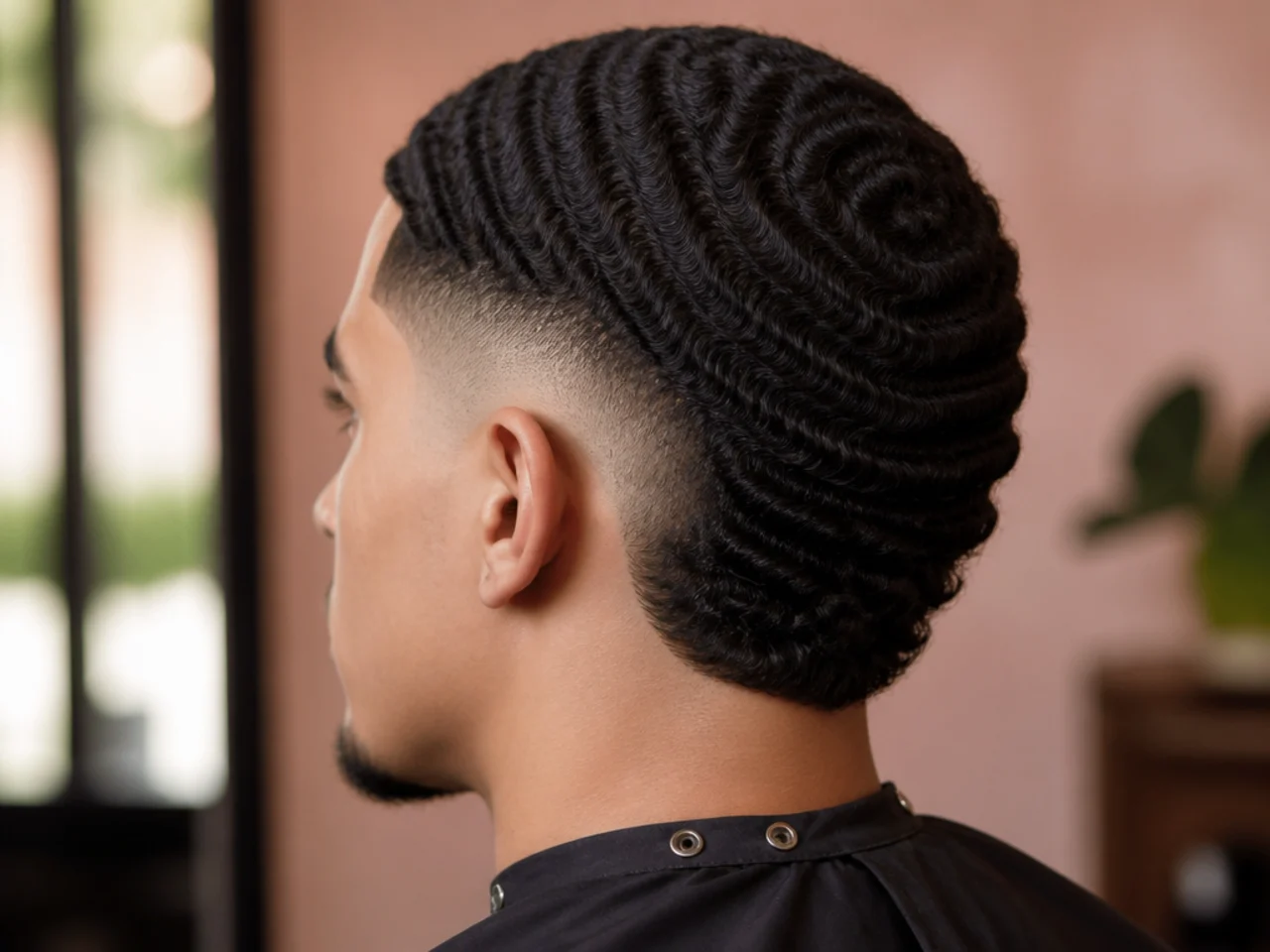 Deep waves around a burst fade arc