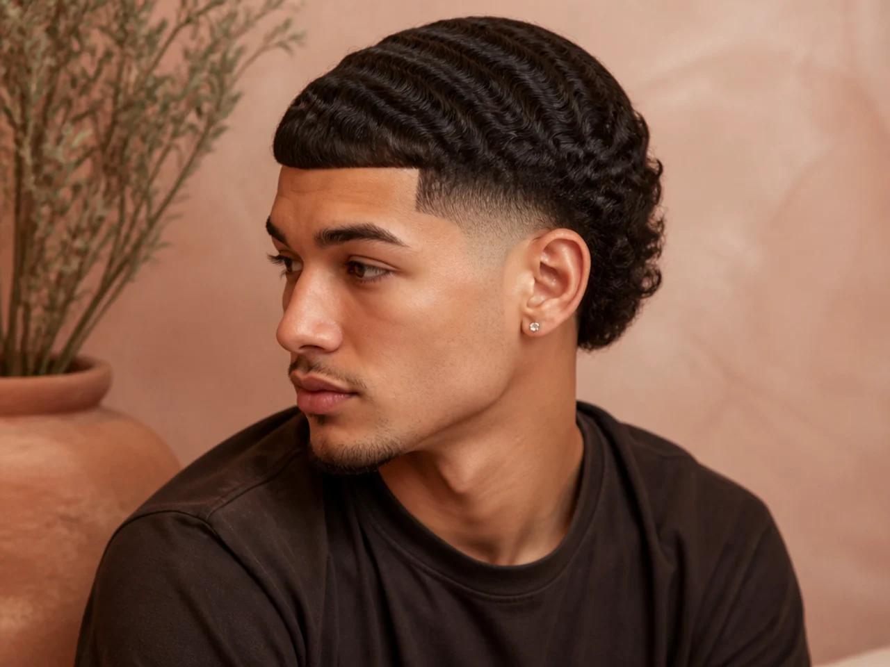 Burst fade waves with visible curl