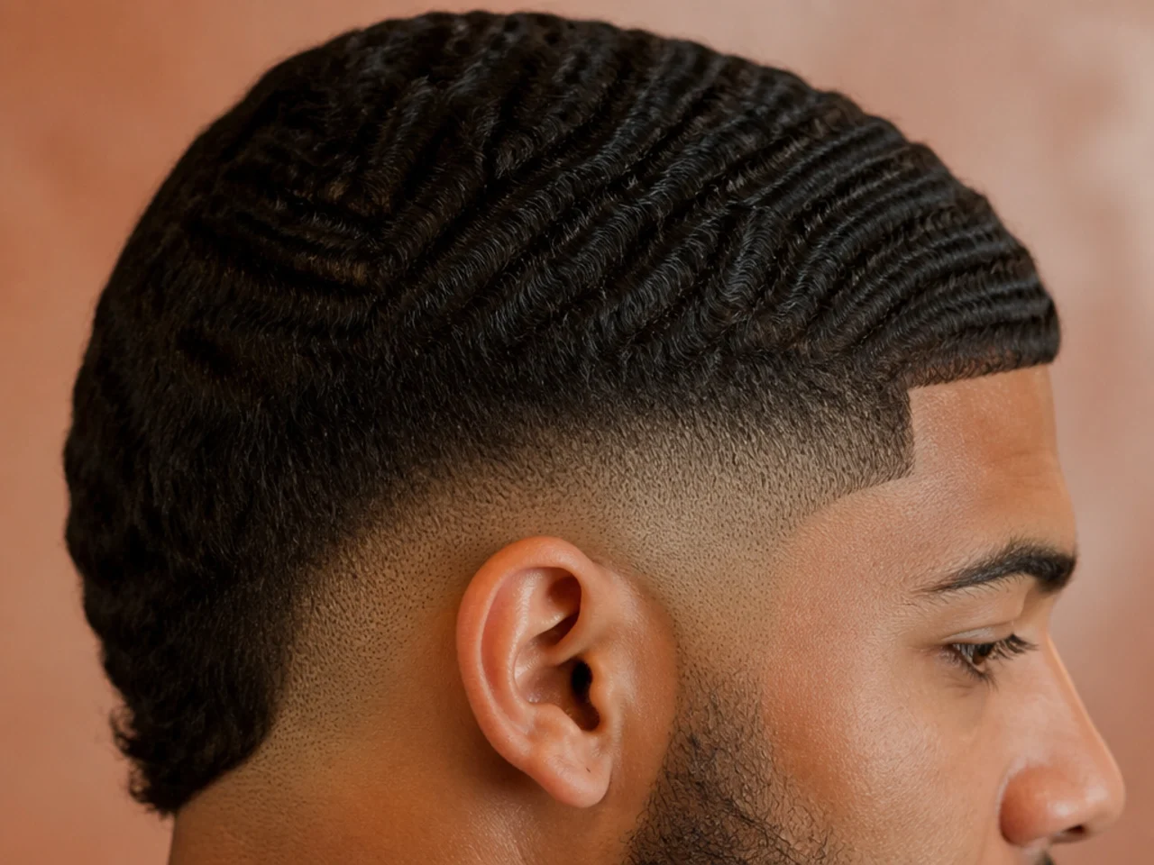 A burst skin fade with waves