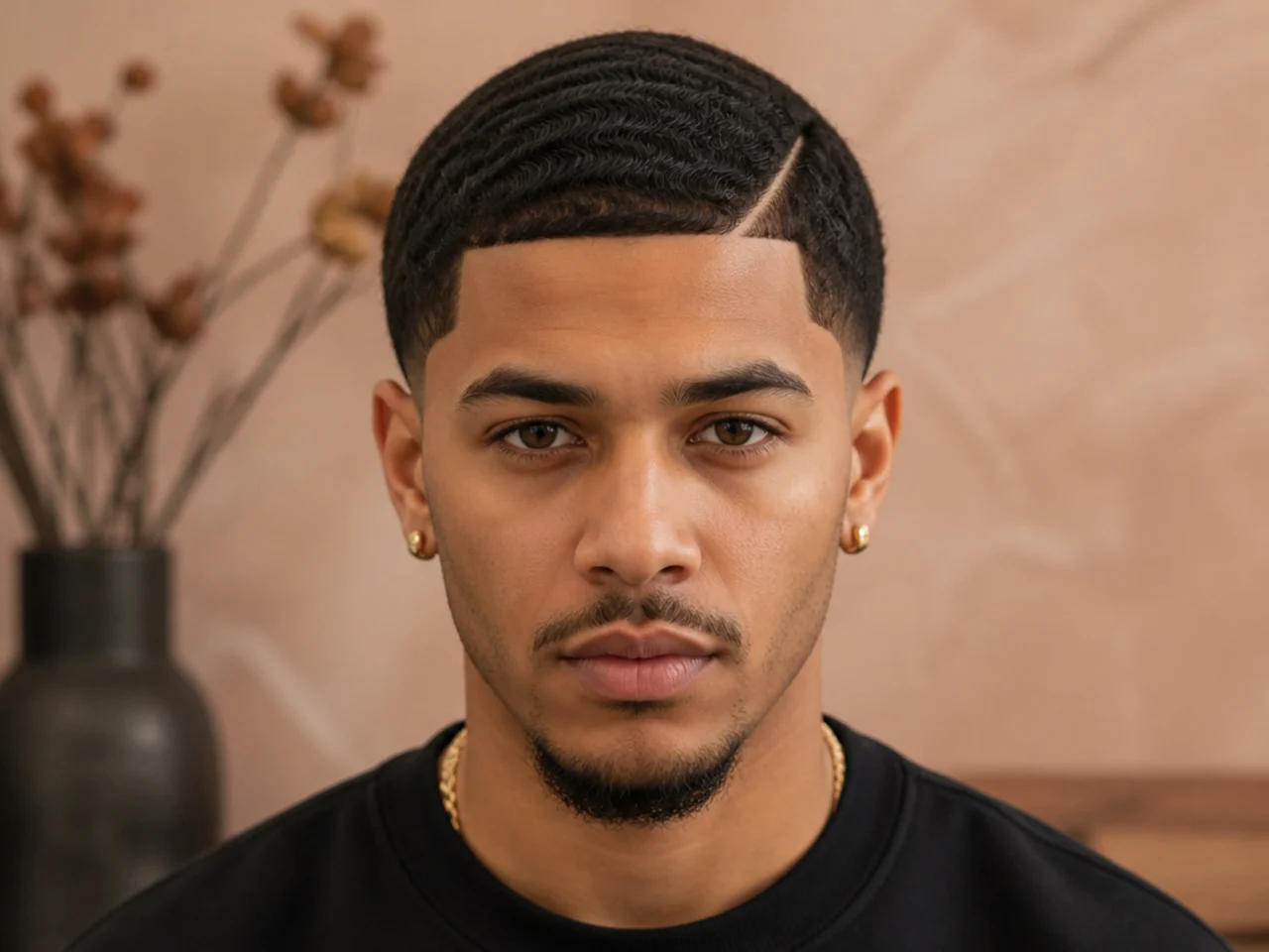 A burst taper with waves