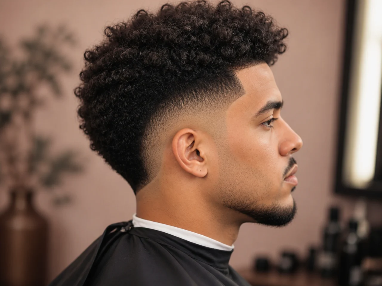 Burst Fade Afro