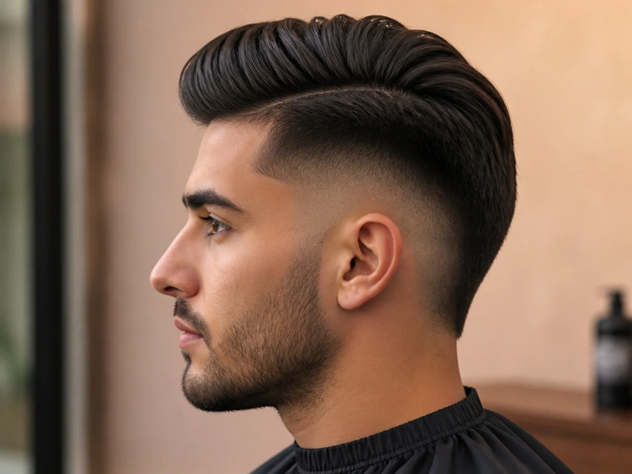 Burst Fade Comb Over