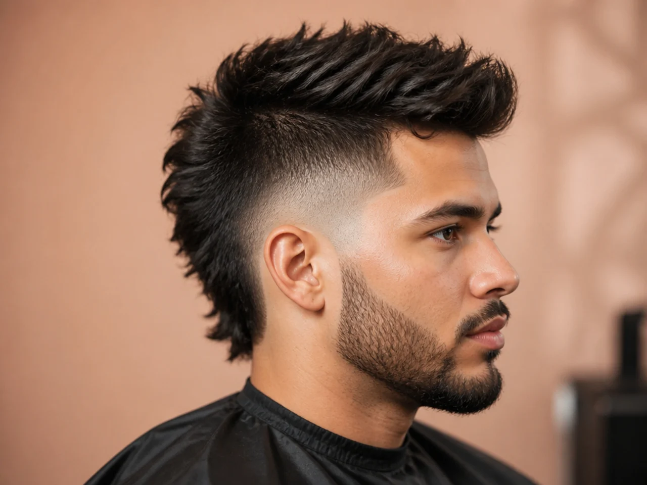 Burst Fade Faux Hawk