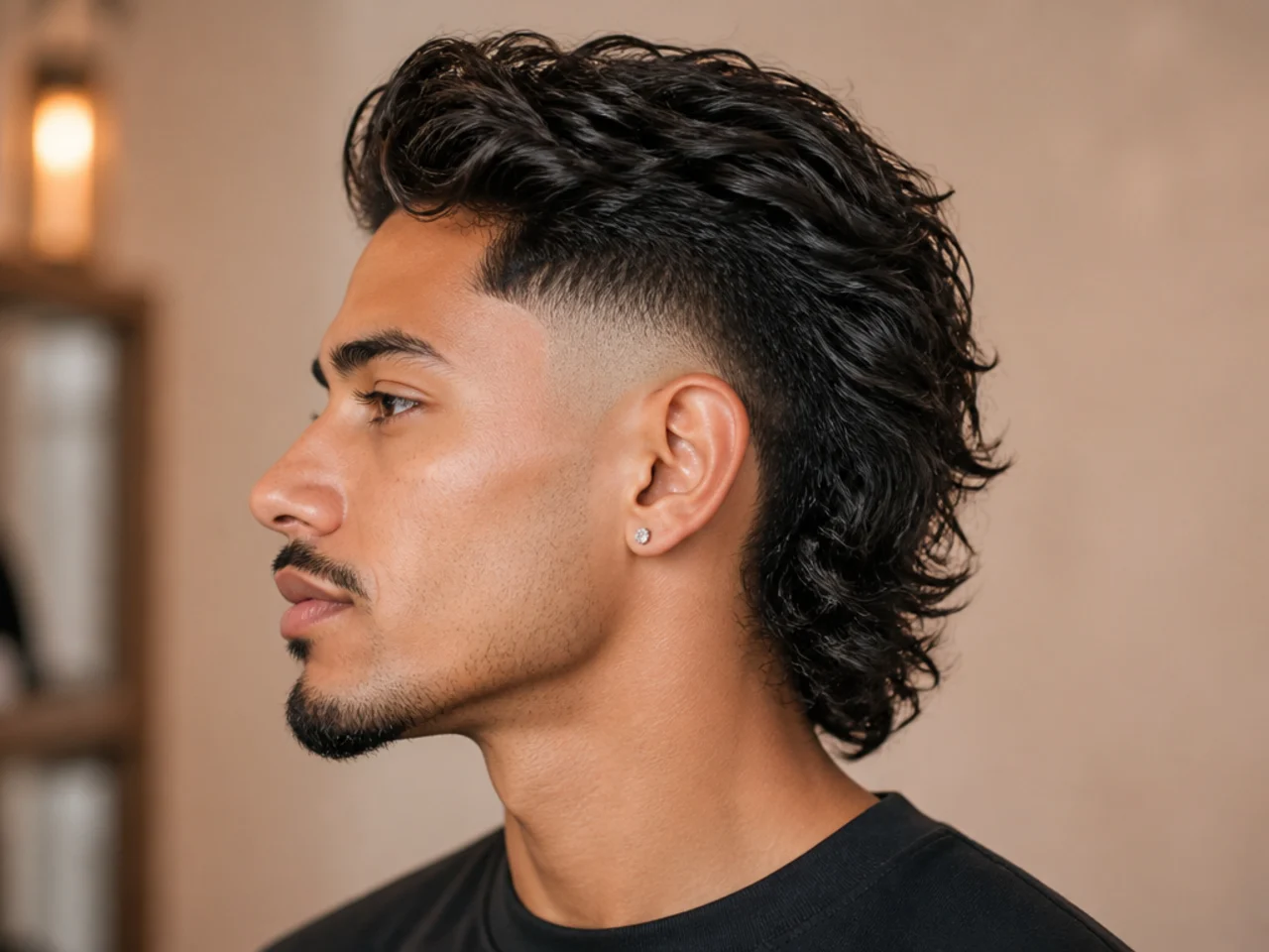 Burst Fade Long Hair