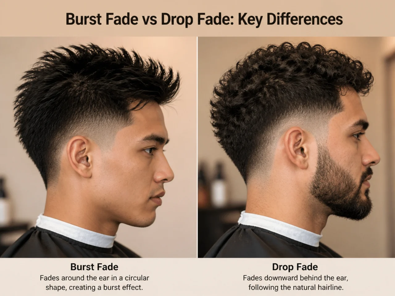 Burst Fade vs Drop Fade: Key Differences