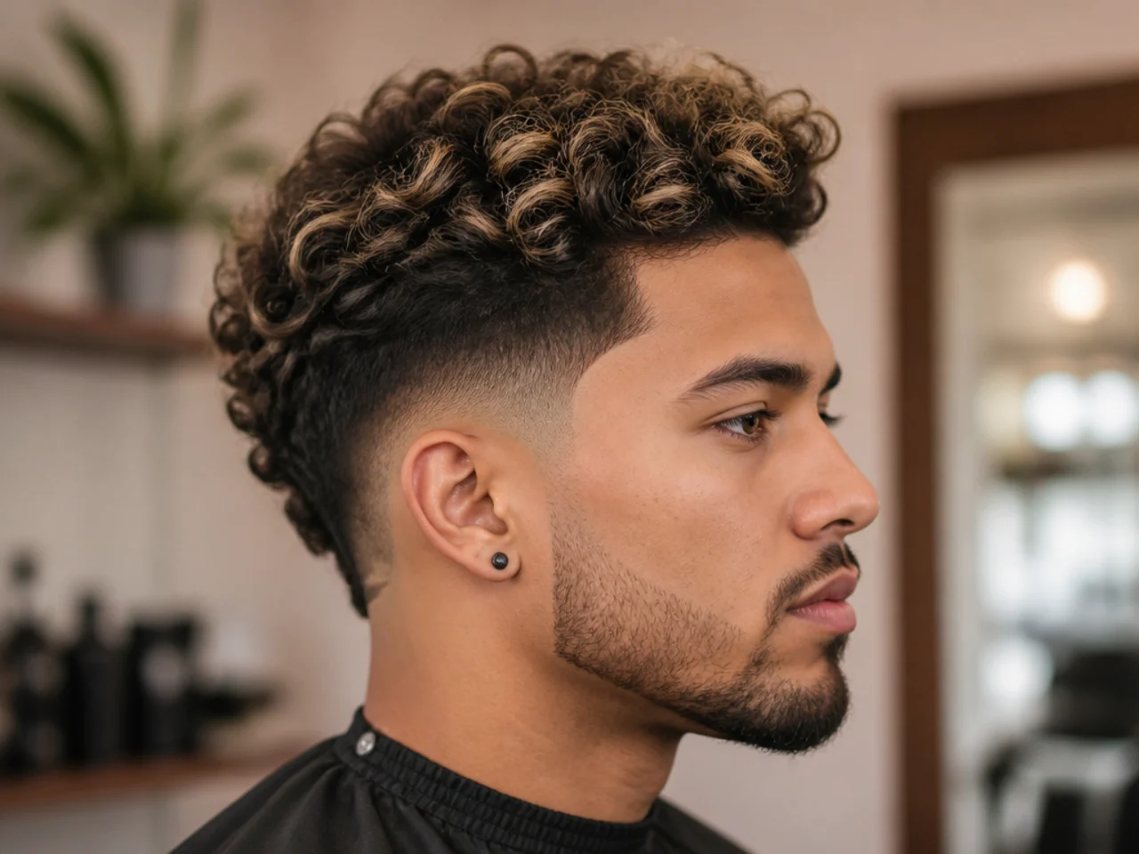 Burst Fade with Highlights