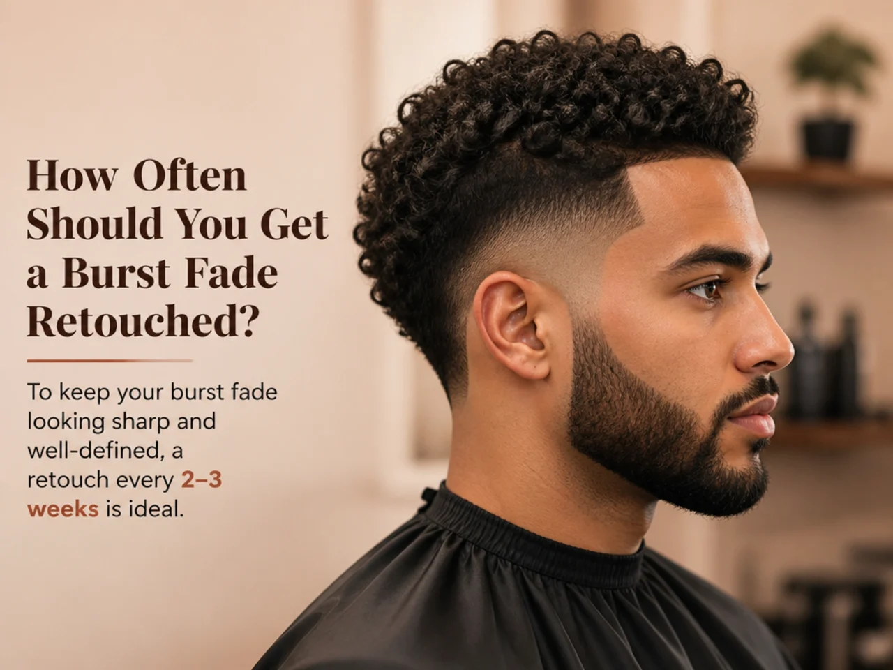 How often should you get a burst fade retouched?