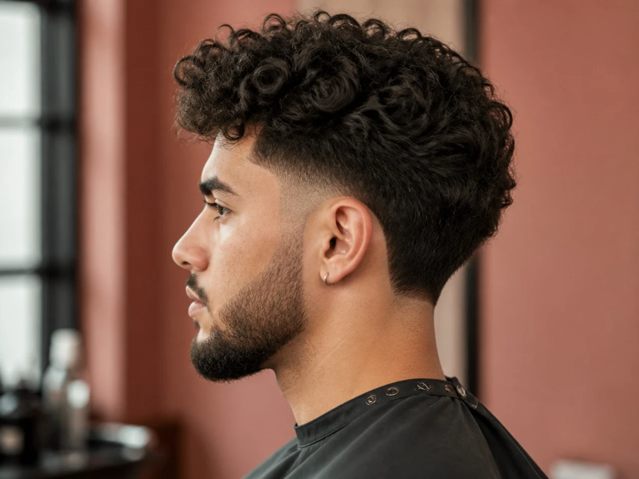 Mid Taper Burst Fade