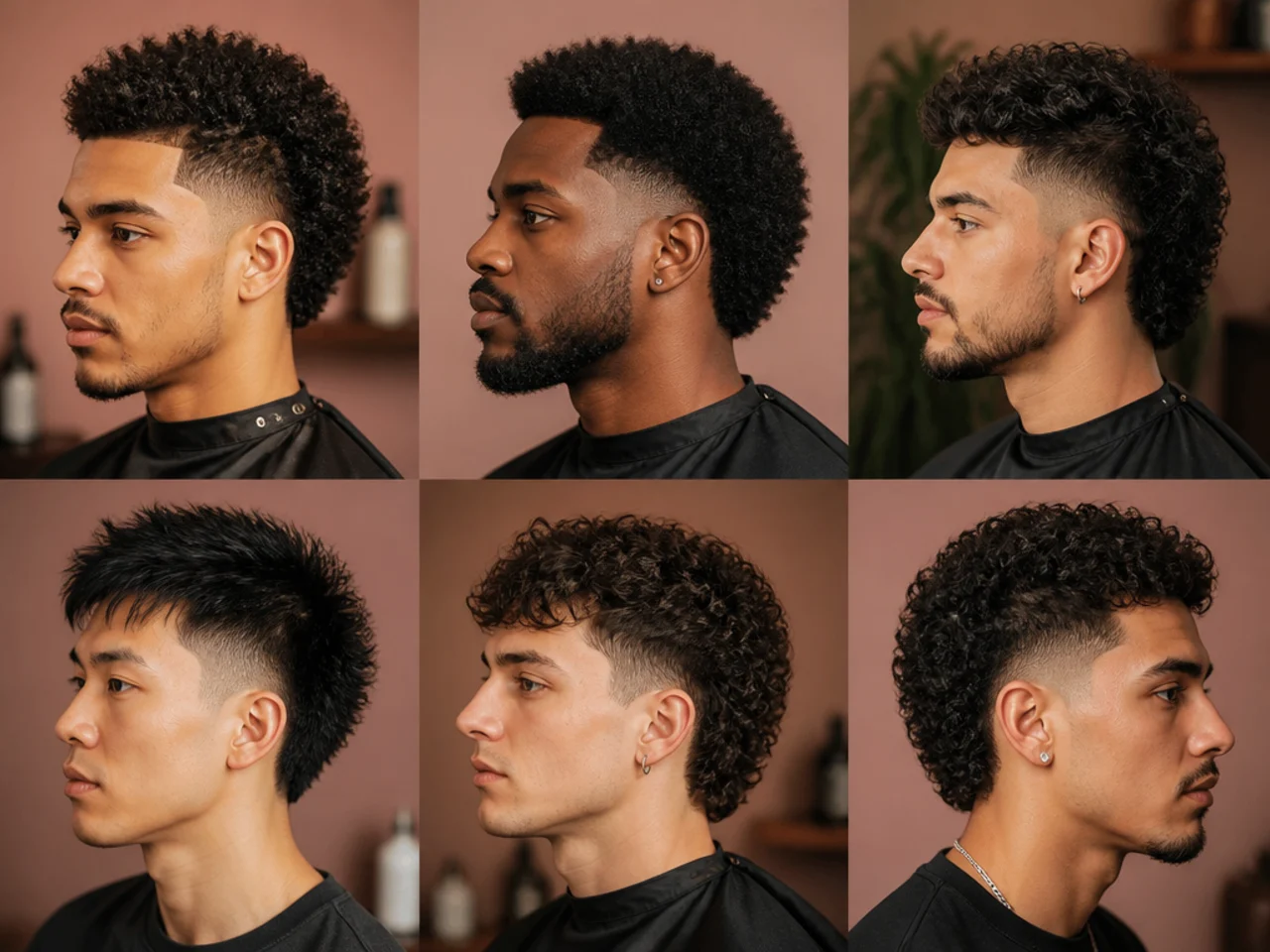 Who suits a burst fade haircut best?