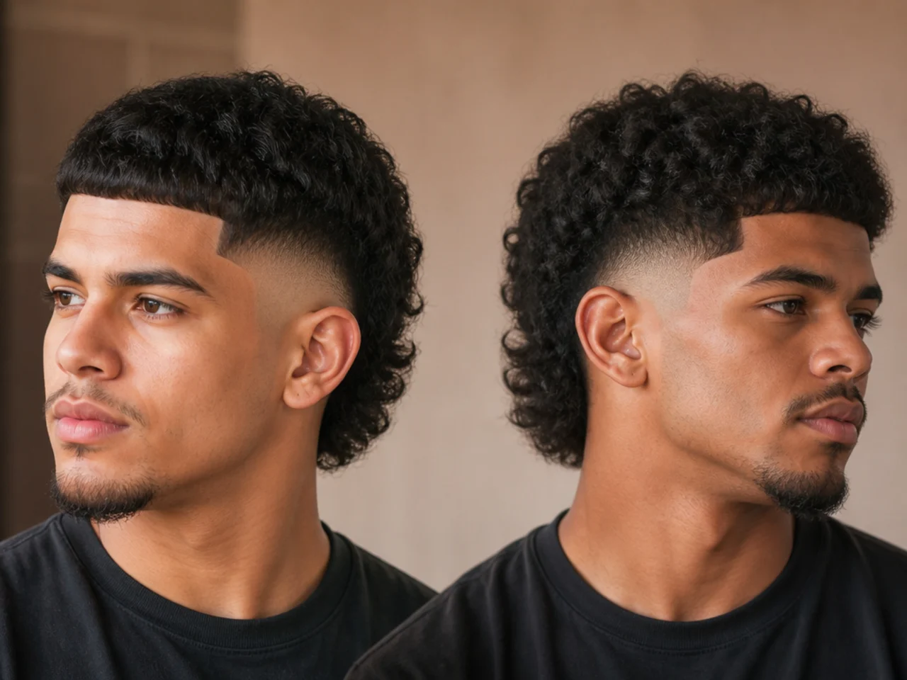 The shortest point on a burst fade compared with a drop fade