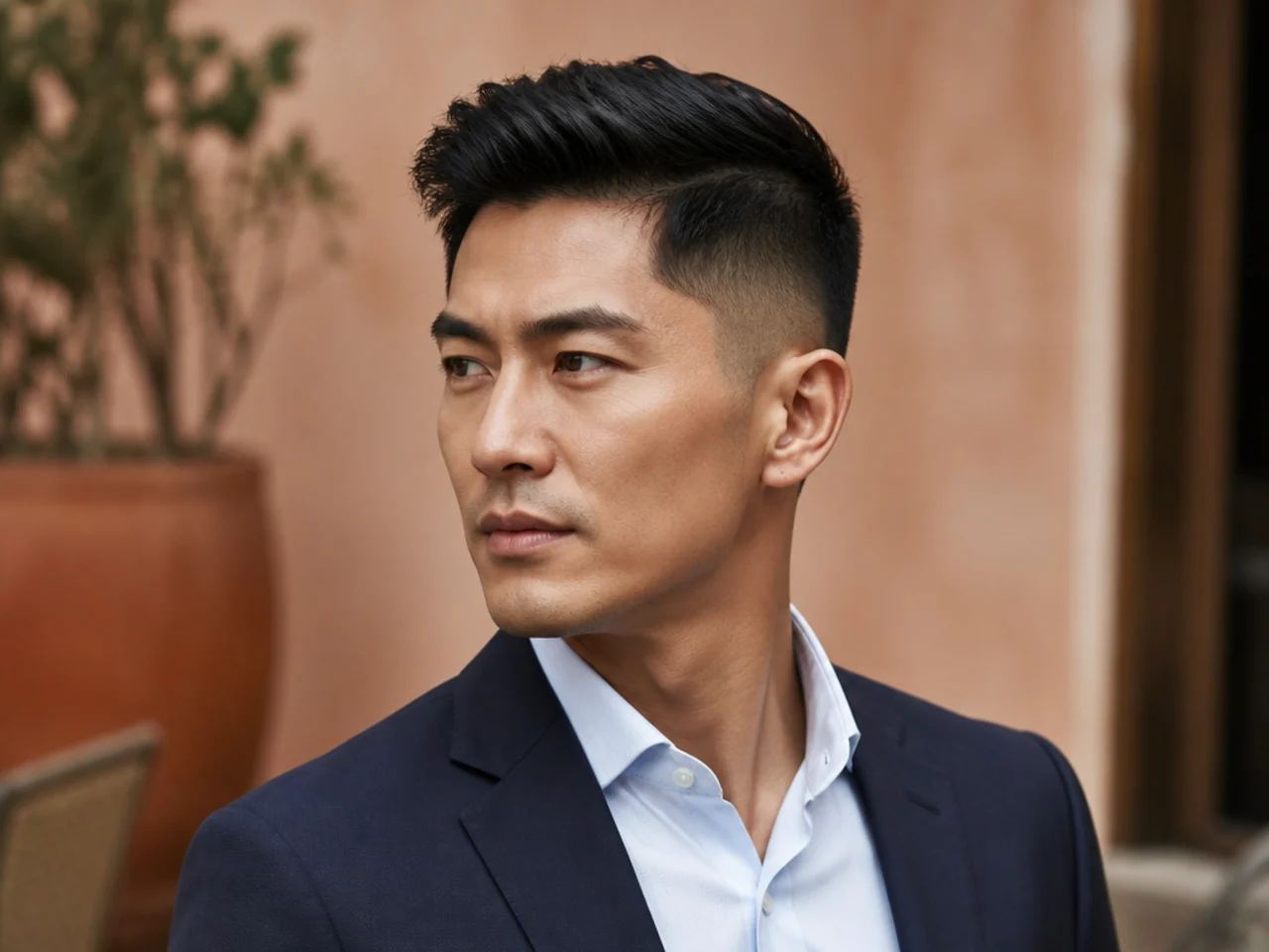 A travel-proof short business cut