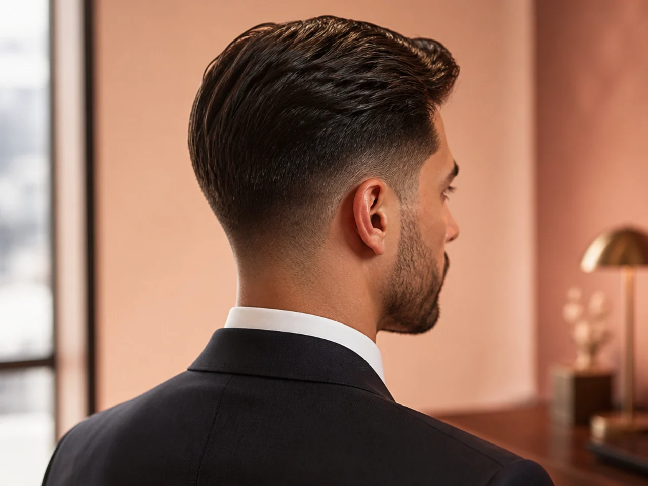 An executive contour haircut