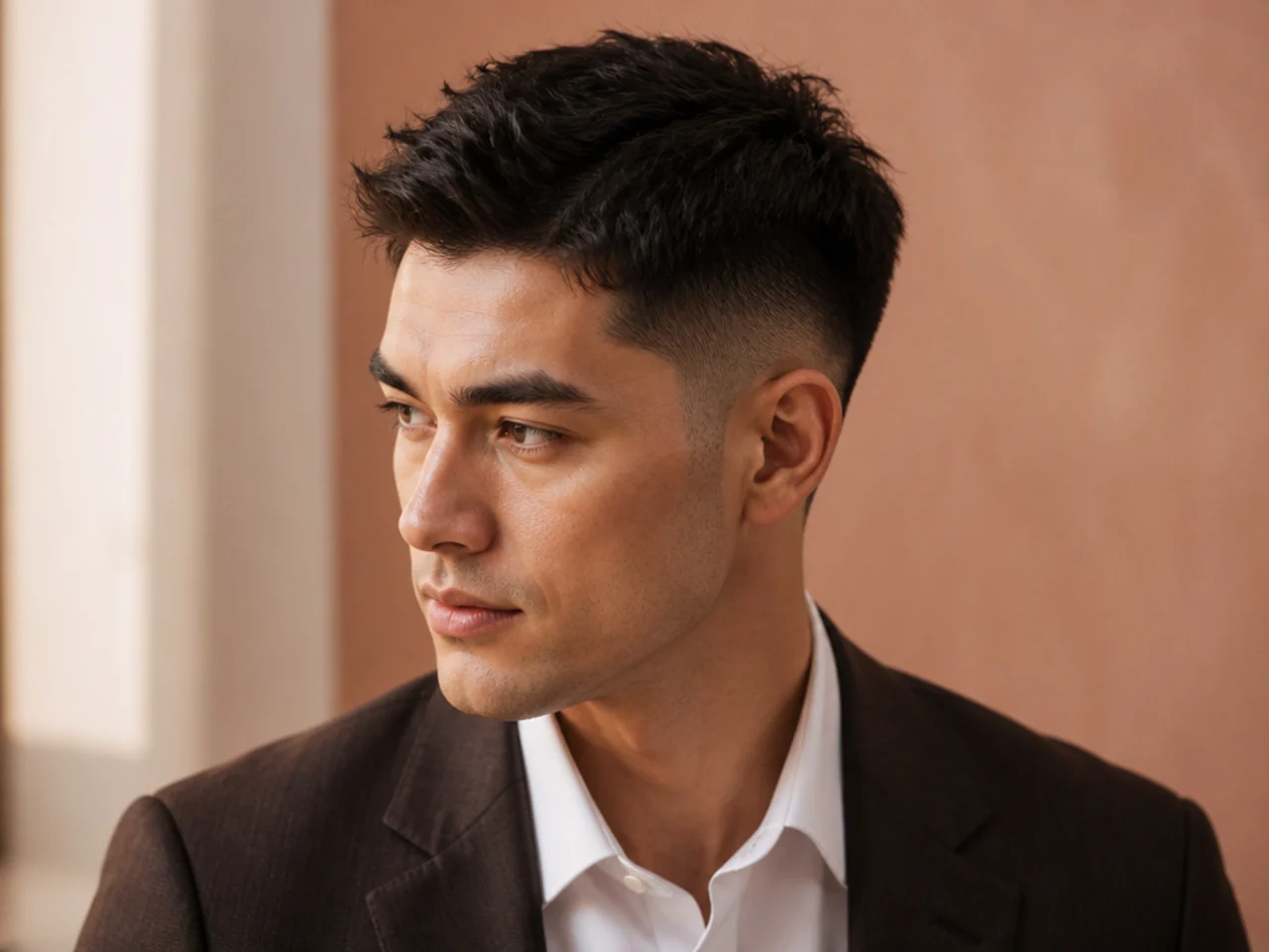 A versatile short haircut with textured ends