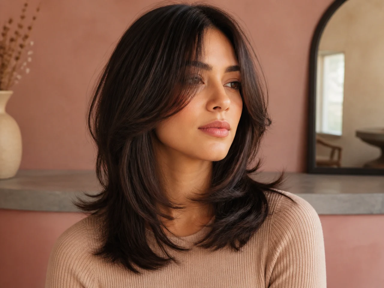 20 Butterfly Haircuts For Medium Length Hair