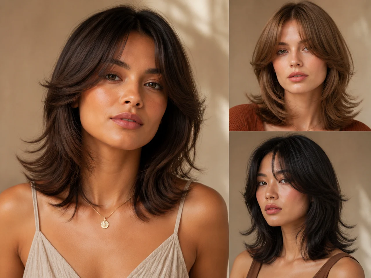 2. Medium-Length Butterfly Haircut