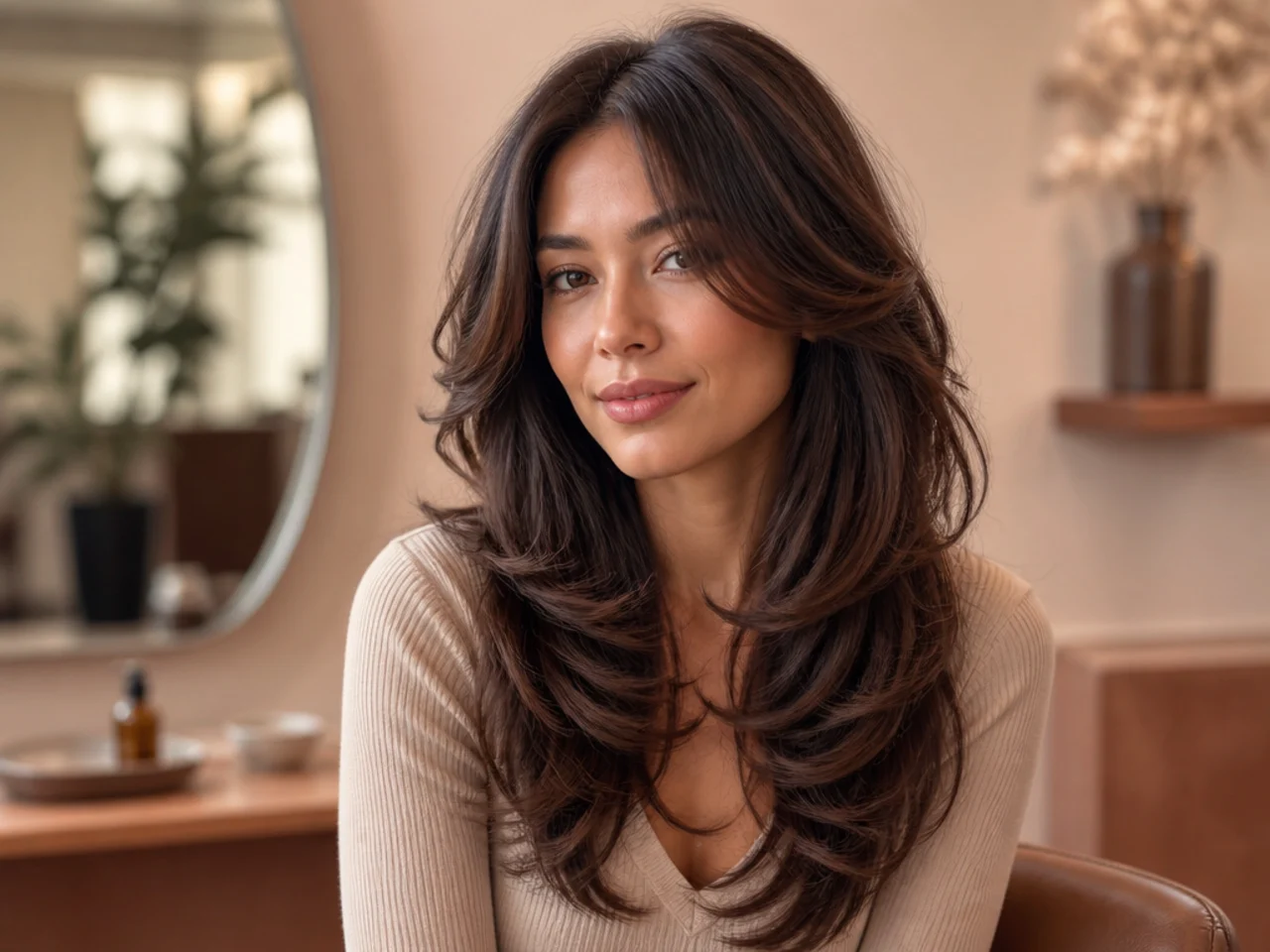 How to Ask for a Butterfly Haircut at the Salon