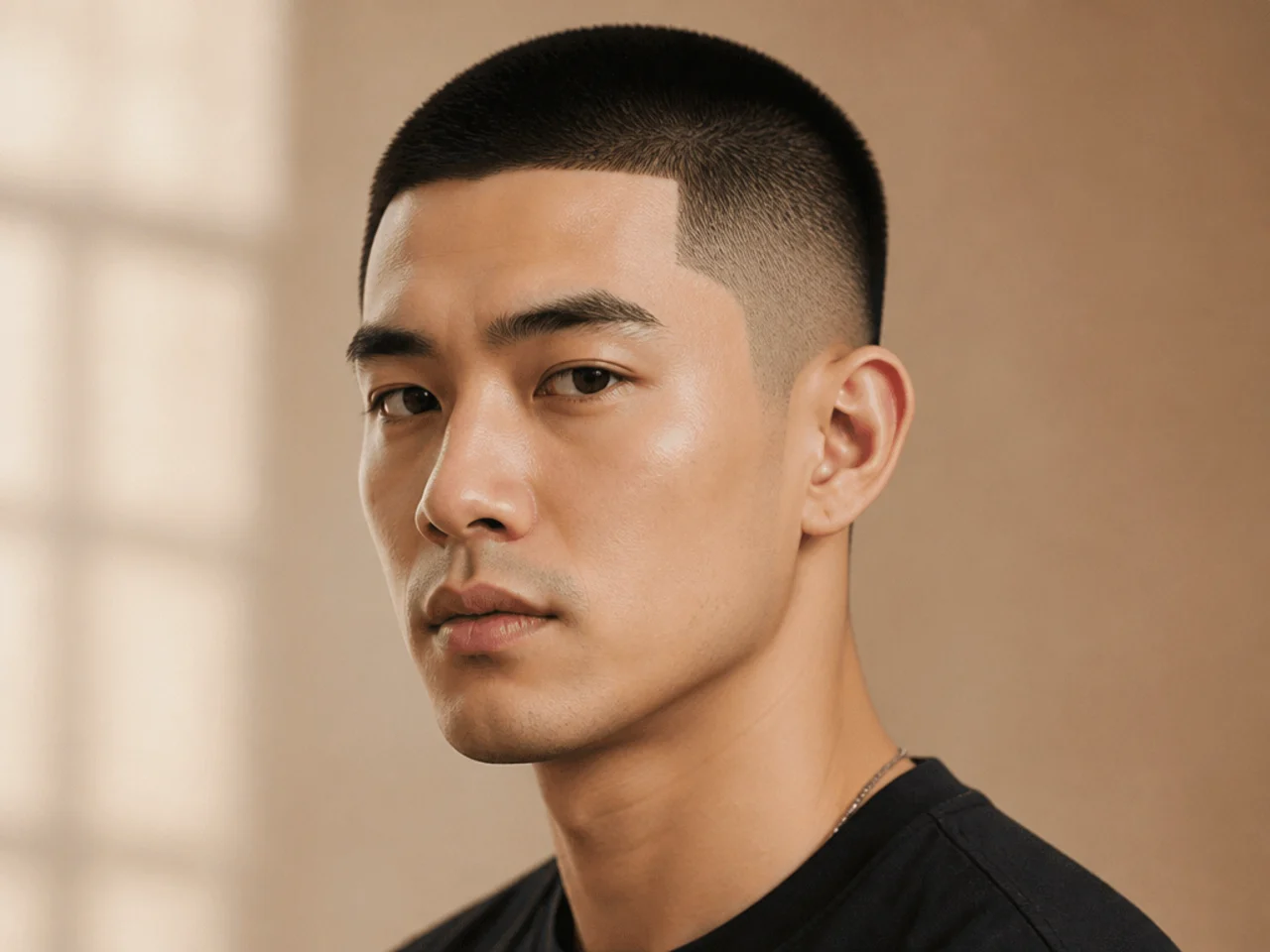 Buzz Cut with Line Up