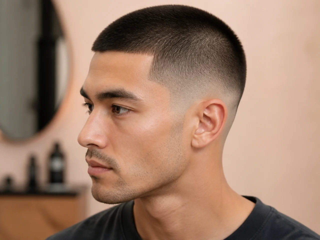 Buzz Cut Mid Fade