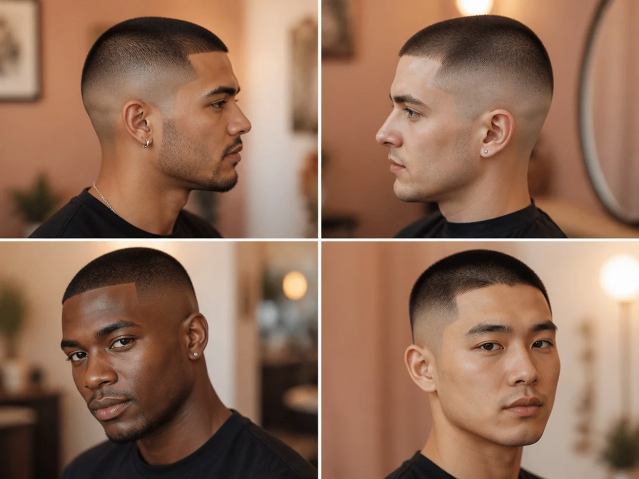 Skin Fade Buzz cut haircut