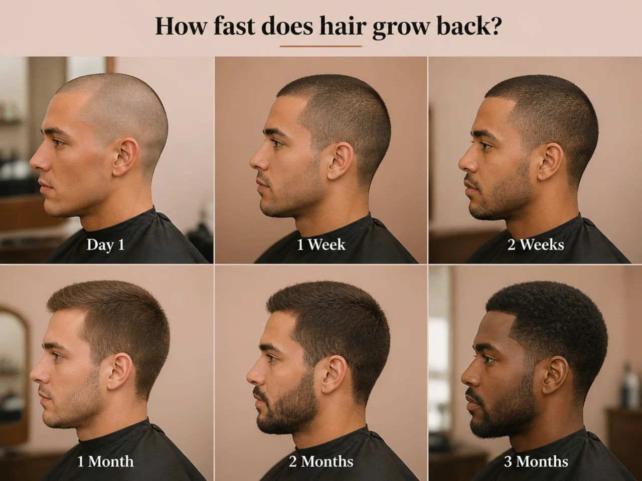 How fast does hair grow back?