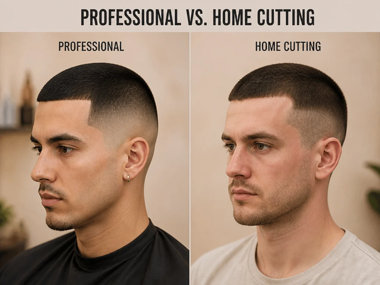 Professional vs. Home Cutting