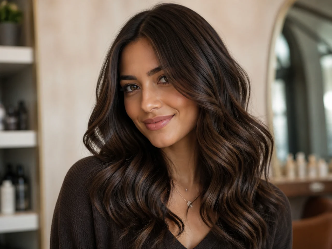 12. Chocolate Brown with Subtle Highlights